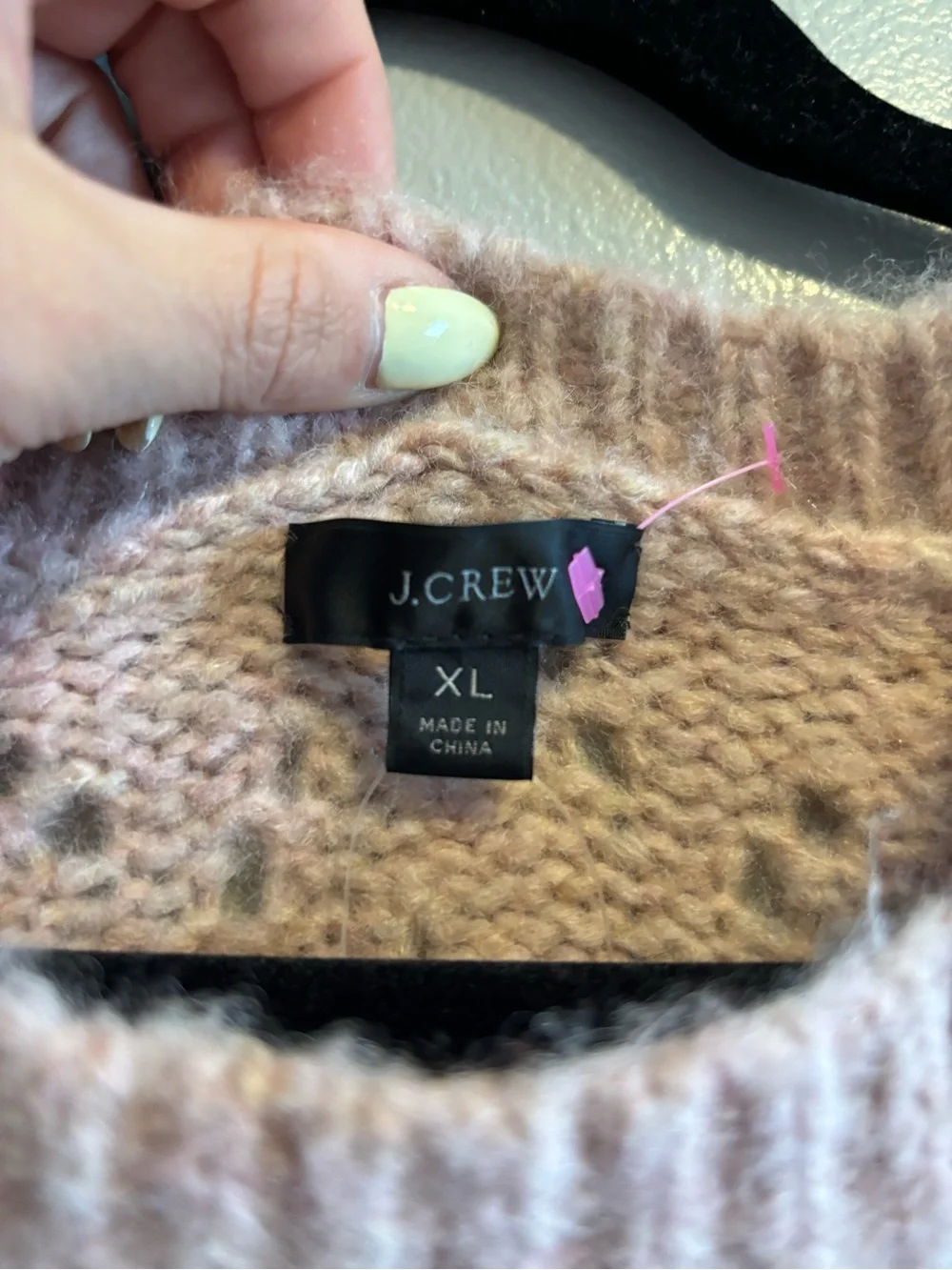 🆕 J.Crew Women’s Pink Sweater, XL